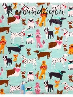 PETS - Truly  Lou - ‘Mixed Doggie Breeds’ beach towel. NWT Firm! No offers!